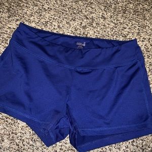 Spandex athletic shorts